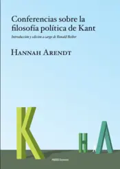Portada Conferencias sobre la filosofía política de Kant