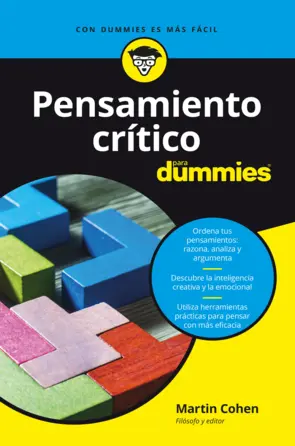 Portada Pensamiento crítico para Dummies