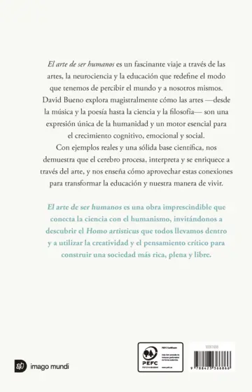 Contraportada El arte de ser humanos