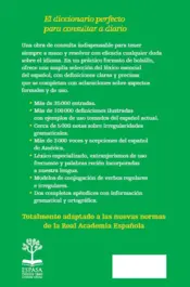 Miniatura contraportada Diccionario de la lengua española Bolsillo