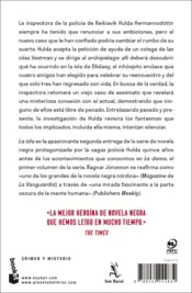 Miniatura contraportada La isla (Serie Inspectora Hulda 2)