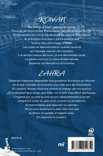 Contraportada La letra pequeña (The Fine Print)