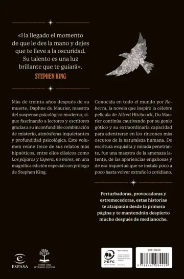 Contraportada Después de medianoche. Trece historias para no dormir