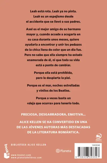 Contraportada Todo lo que nunca fuimos (Deja que ocurra, 1)
