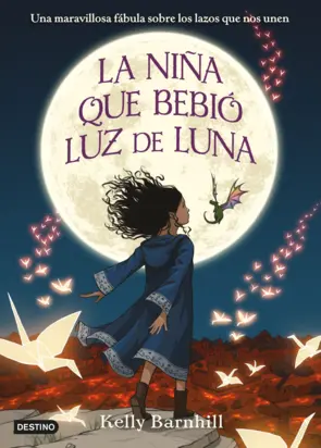 Portada La niña que bebió luz de luna