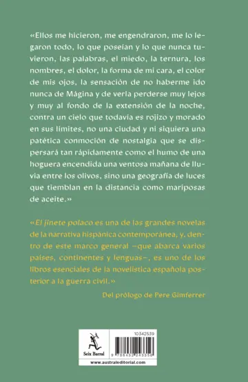 Contraportada El jinete polaco