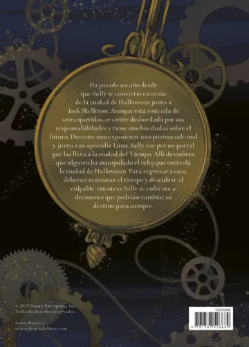 Contraportada Pesadilla antes de Navidad. La hora de la reina de Halloween