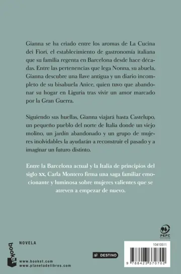 Contraportada El jardín de las mujeres Verelli