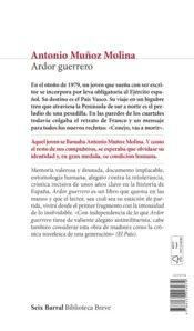 Miniatura contraportada Ardor guerrero