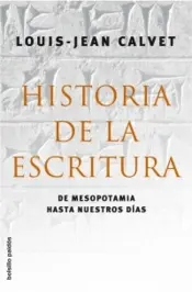 Portada Historia de la escritura
