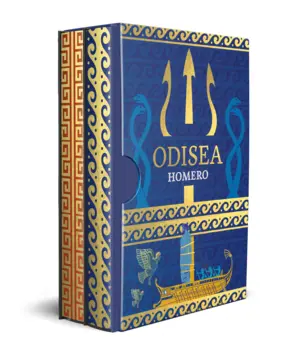 Portada Estuche Ilíada & Odisea. Edición limitada con cantos decorados