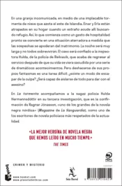 Miniatura contraportada La tormenta (Serie Inspectora Hulda, 3)