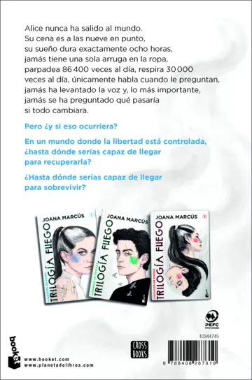 Contraportada Ciudades de humo (Trilogía Fuego 1)