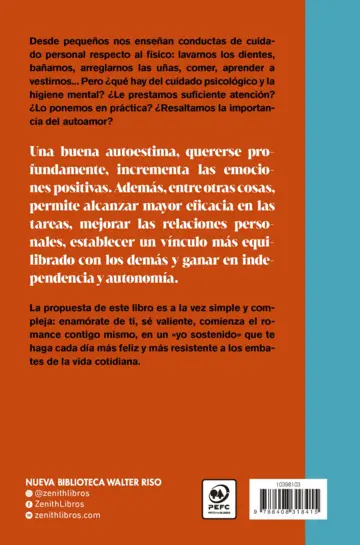 Contraportada Enamórate de ti