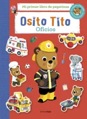 Portada Osito Tito. Mi primer libro de pegatinas. Oficios