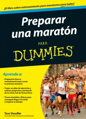Portada Preparar una maratón para Dummies