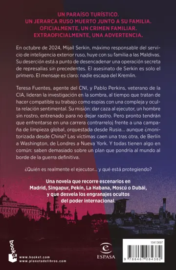 Contraportada La caza del ejecutor