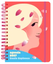 Portada Agenda anual semanal 2027 Genie Espinosa