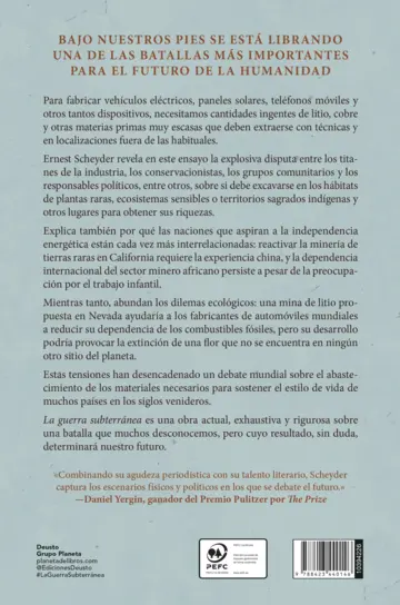 Contraportada La guerra subterránea