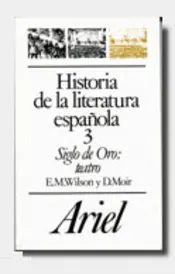 Portada Historia de la literatura española, 3. Siglo de Oro: teatro