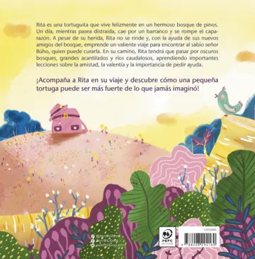 Contraportada Rita y el caparazón de oro