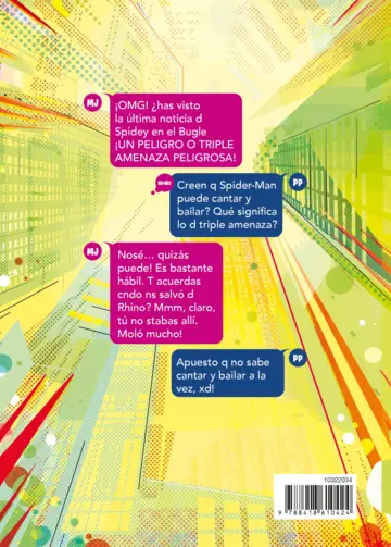 Contraportada Spider-Man en un lío de redes