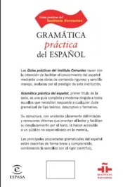 Miniatura contraportada Gramática práctica del español