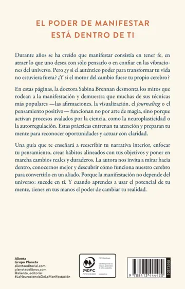 Contraportada La neurociencia de la manifestación