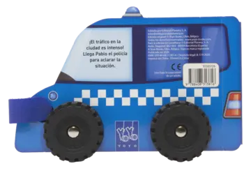 Contraportada Sobre ruedas. Pablo el policía