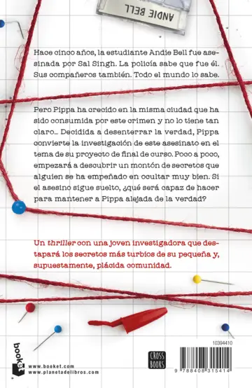 Contraportada Asesinato para principiantes