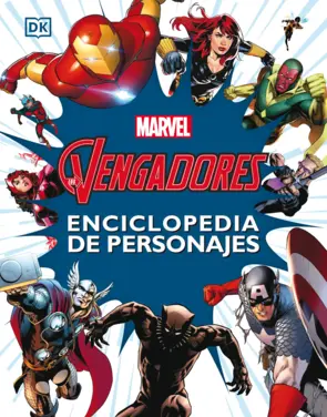 Portada Los Vengadores. Enciclopedia de personajes