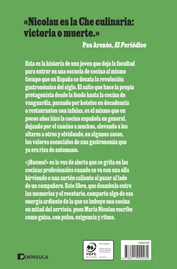 Contraportada ¡Quemo!