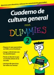 Portada Cuaderno de cultura general para Dummies 2