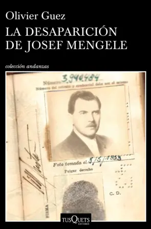 Portada La desaparición de Josef Mengele