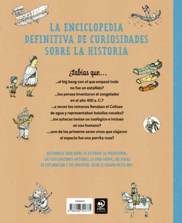 Contraportada 321 curiosidades que todo el mundo debería conocer sobre la historia