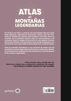 Contraportada Atlas de montañas legendarias