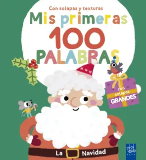 Portada Mis primeras 100 palabras con texturas. La Navidad