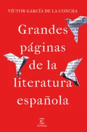 Portada Grandes páginas de la literatura española