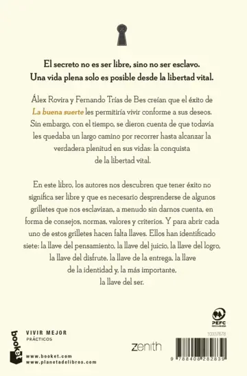 Contraportada Las siete llaves