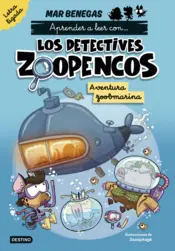 Portada Aprender a leer con... Los Detectives Zoopencos. Letra ligada 1. Aventura zoobma