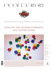 Portada Cataluña: dos sistemas literarios, una cultura plural (Ínsula n° 871-872)
