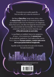 Miniatura contraportada Clara Nox 1. Ahora hay monstruos