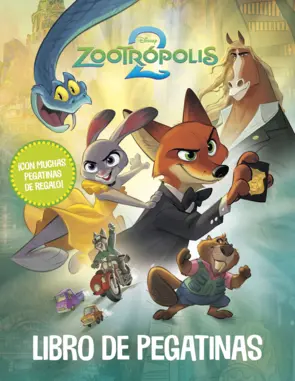 Portada Zootrópolis 2. Libro de pegatinas