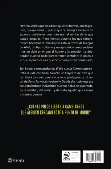 Contraportada El día que lo fuimos todo