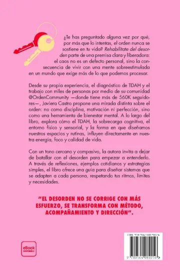 Contraportada Rehabilítate del desorden