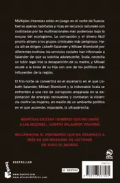 Miniatura contraportada Las garras del águila: una novela de Lisbeth Salander (Serie Millennium, 7)