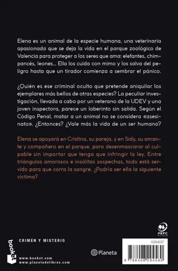 Contraportada El olor del miedo