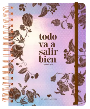 Portada Agenda anual semanal 2027 La Vecina Rubia