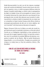 Miniatura contraportada La dama (Serie Inspectora Hulda 1)