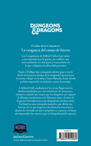Contraportada El códice de los Compañeros nº 03/03 La venganza del Enano de Hierro